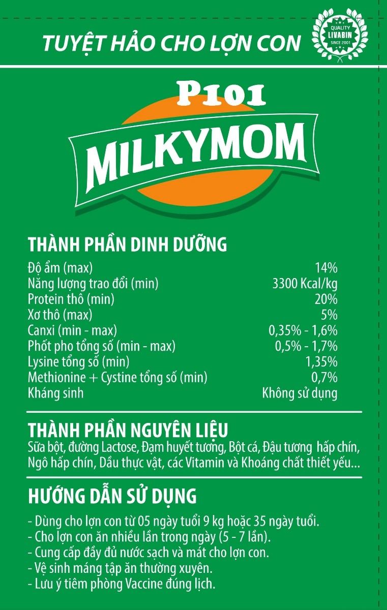 Maket bao bì PigMax P101 — MilkyMon Từ 5 ngày tuổi – 9Kg