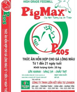 PigMax P205 <br />Thức ăn hỗn hợp cho gà lông màu <br />Từ 1 đến 21 ngày tuổi