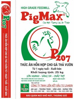 PigMax P207 Thức ăn hỗn hợp cho gà thả vườn Từ 1 ngày tuổi đến xuất bán