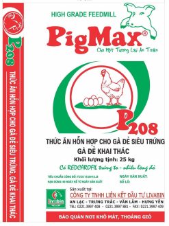 PigMax P208 <br />Thức ăn hỗn hợp cho gà đẻ siêu trứng gà đẻ khai thác