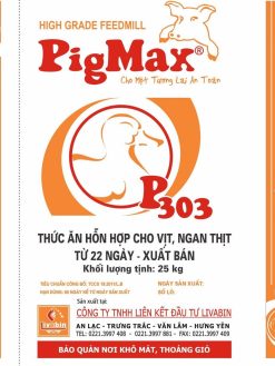 PigMax P303 <br />Thức ăn hỗn hợp cho vịt, ngan thịt <br />Từ 22 ngày - xuất bán