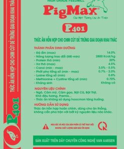 Alternative view of PigMax P401 <br />Thức ăn cho chit cút đẻ trứng <br />Giai đoạn khai thác