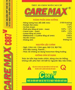 Alternative view of Caremax C887 V <br />Thức an hỗn hợp cho gà lông màu từ 22 ngày tuổi đến xuất bán
